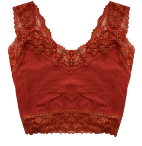 Charming Lace Bra Cover Top